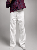 Classic White Relaxed-Fit Pant
